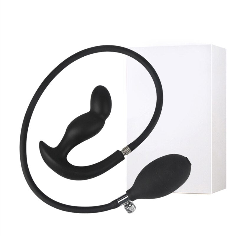 Go Out Double Layer Inflated Super Big Anal Plug Dildo Pump Butt Plug Anal Dilator Prostate Massage Extender Dilatador Sex Toys - buysextoyth