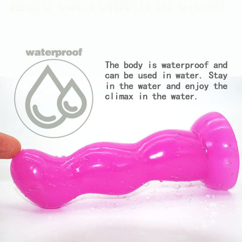 The Female Anal Plug Functional Masturbation Suction Cup Sex Toy for Men Insert Vagina Anal Product Interest Dildo Hot Sale 2021 - buysextoyth