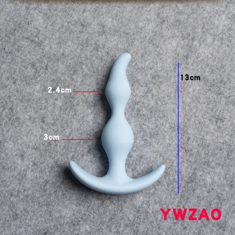 YWZAO Ass Women Sex Toys Men Intimate Silicone Erotic Bdsm Goods Big Butt Prostate Massager for Adults 18 Anal Plug G05 - buysextoyth