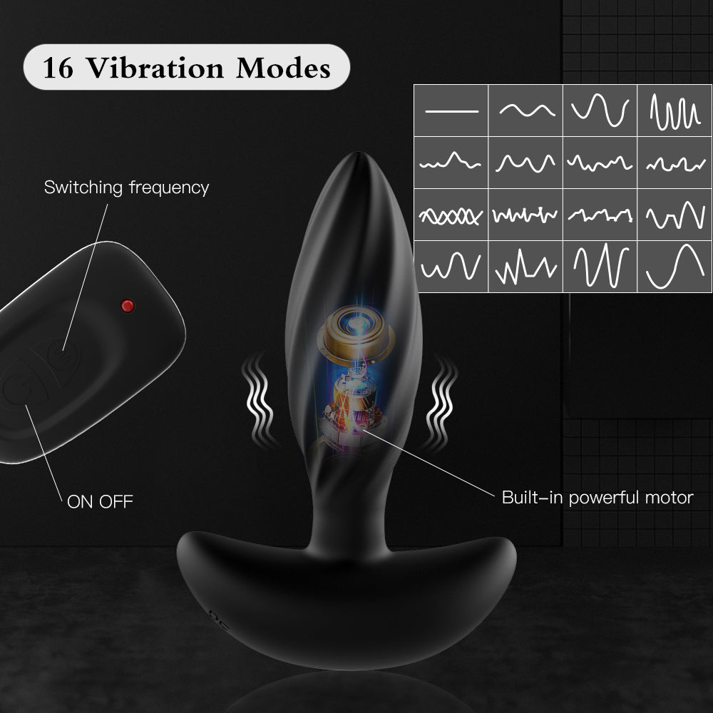 Vibrator Butt Plug for Men Prostate Massager Masturbators Woman Gay Dildo for Anal Vibrators Stretching Devices Sex Shop Toys - buysextoyth