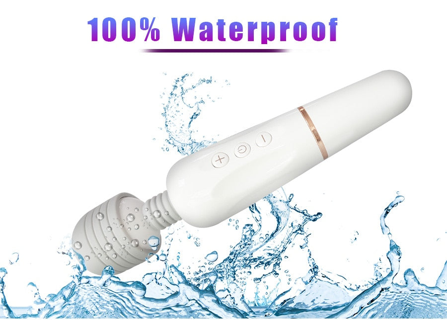Powerful AV Magic Wand Body Massager USB Charge G Spot Vibrators for Women.Adult Vibrator Sex Toys for Woman.Female Sex Products - buysextoyth