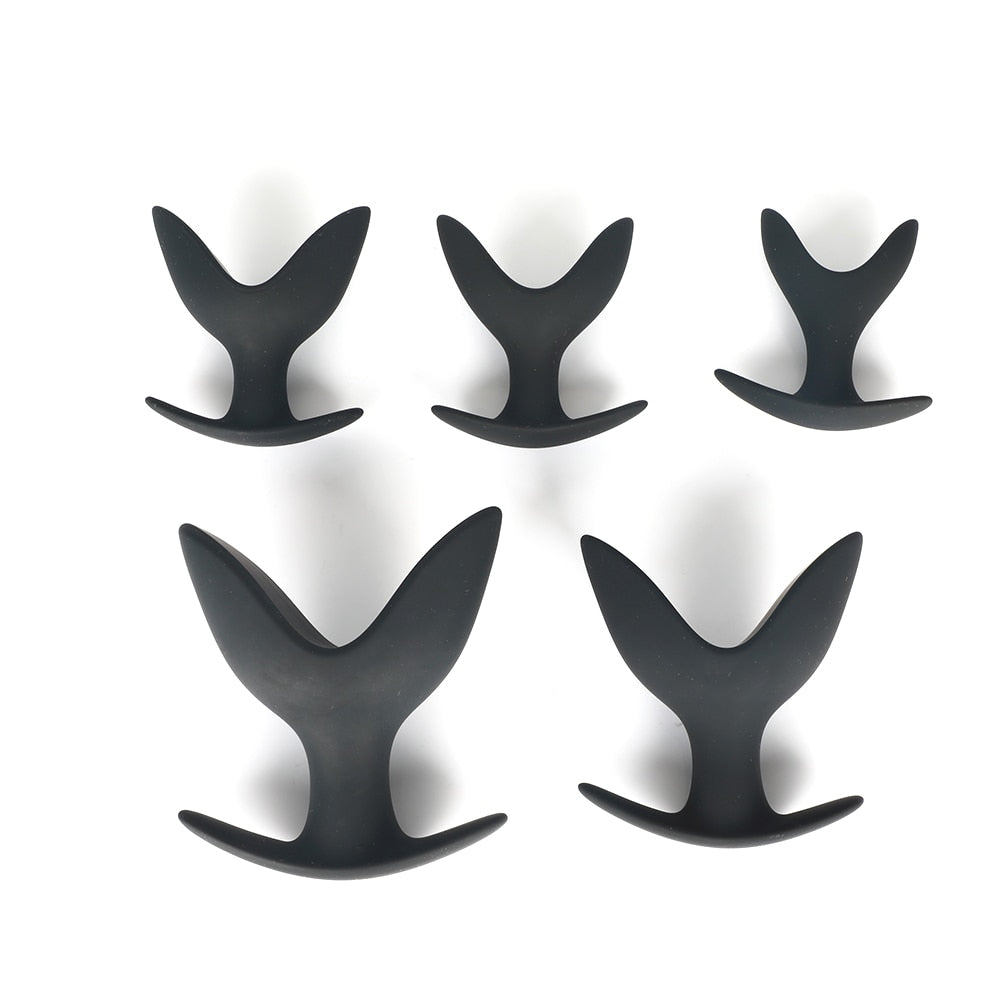 Adult Toy Silicone Anal Speculum Dildo Butt Plug Adult Sex Toys Unisex Opening Hollow Anal Plug Auns Vaginal Dilator Sex Product - buysextoyth