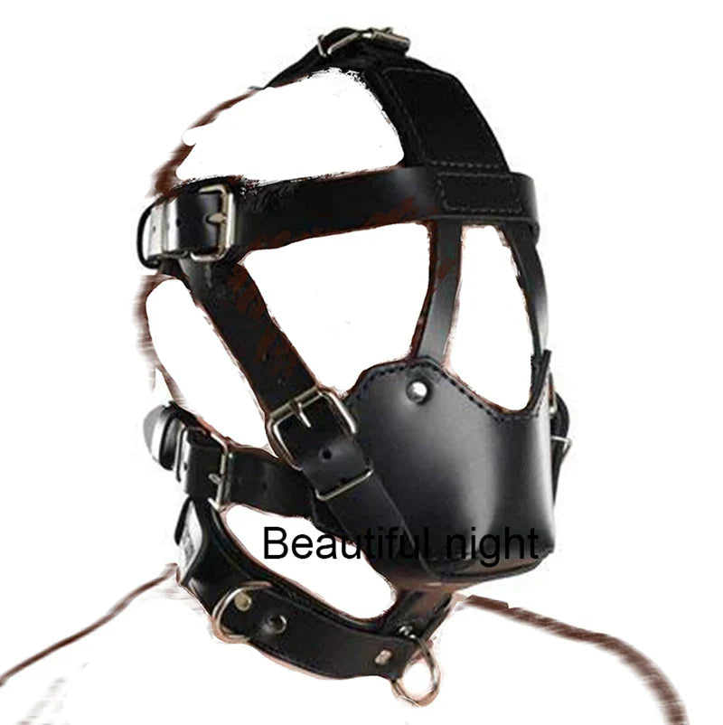 Ring/Spider/Ball Gag BDSM Leather Cover Mouth Mask Bondage. Muzzle Blindfold Restraints.SM Sex Toys For Couples - buysextoyth