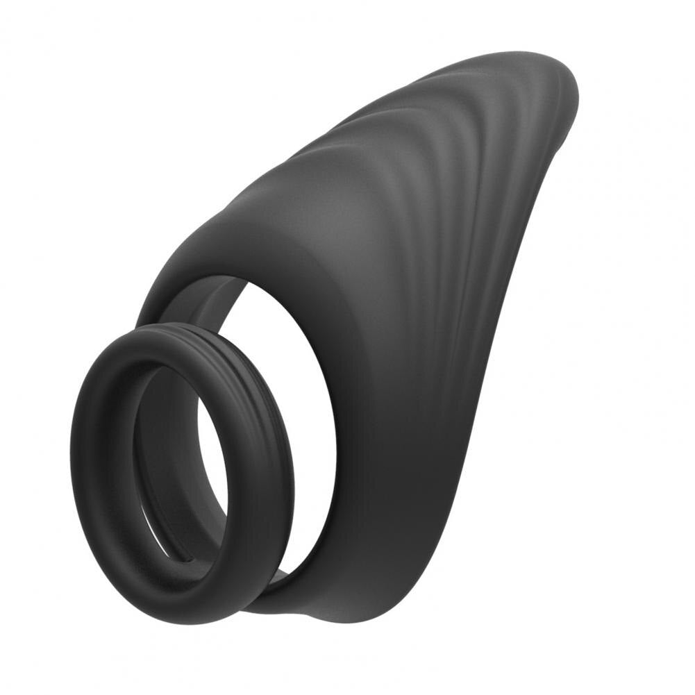 Penis Corrector Penis Cock Ring Flexible Fast Adaptation Silicone Delay Ejaculation Lock Ring for Male Masturbators - buysextoyth
