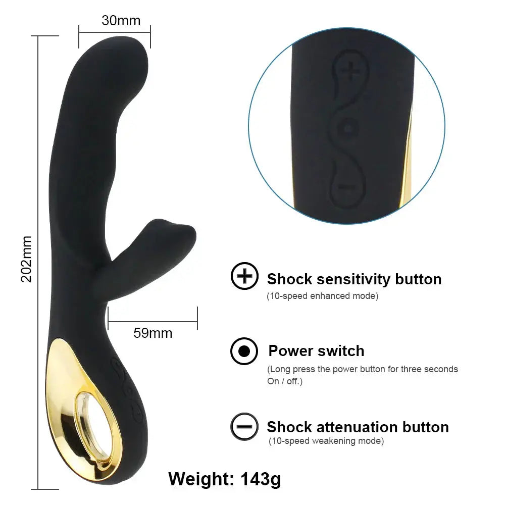 G Spot Rabbit Dildo Vibrator Orgasm Adult Toys USB Charging Powerful Masturbation Sex Toy for Women Waterproof Adult Sex Product - buysextoyth