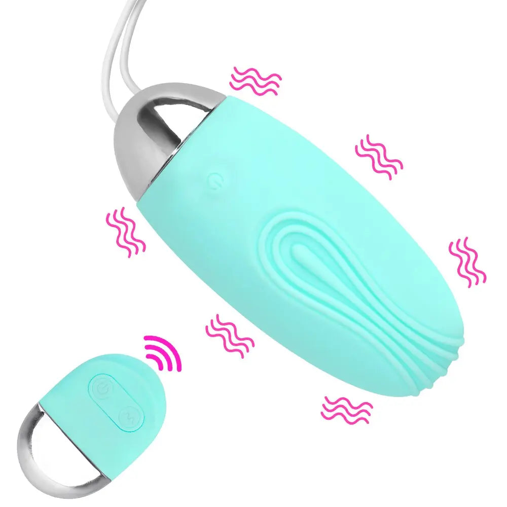 Wireless Remote Control 10 Frequency Jump Egg Vibrator USB Charging Sex Toys for Women Clitoris G-spot Stimulate Vagina Massager - buysextoyth
