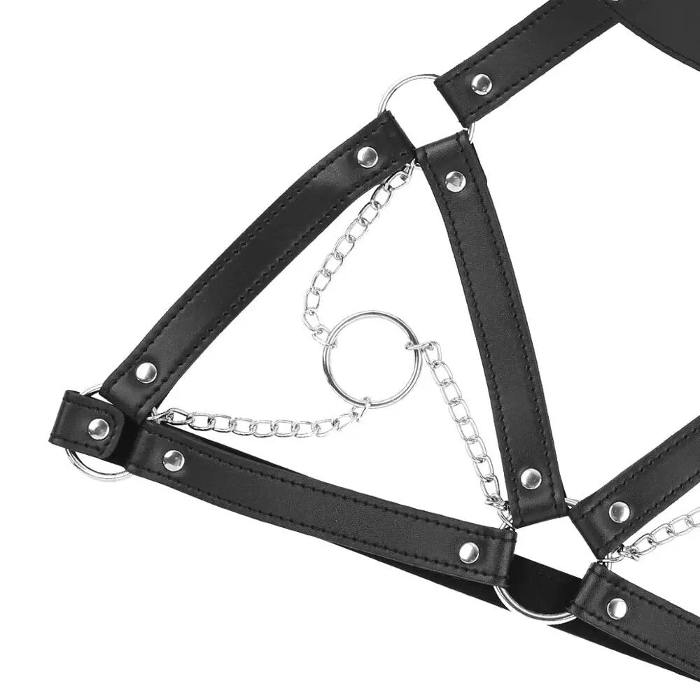Fetish BDSM Bondage Sexy Lingerie Underwear Collar Body Harness Sex Toys Dresses for Women Couples Adults Belt Chain Slave 18+ - buysextoyth