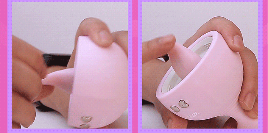 Leten Sucking Vibrator Female Tongue Lick Nipple Clit Pussy Oral Blowjob Clitoris Stimulator Sucker Vibrating Sex Toy for Couple - buysextoyth