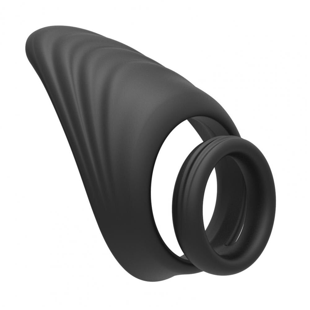 Penis Corrector Penis Cock Ring Flexible Fast Adaptation Silicone Delay Ejaculation Lock Ring for Male Masturbators - buysextoyth
