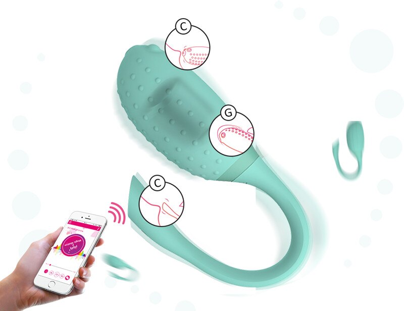 Magic Motion Smart Sex Toy Remote Control Vibrator G-spot Clitoris Fugu APP Vibrating Ball Flamingo Vagina Massager for Woman - buysextoyth