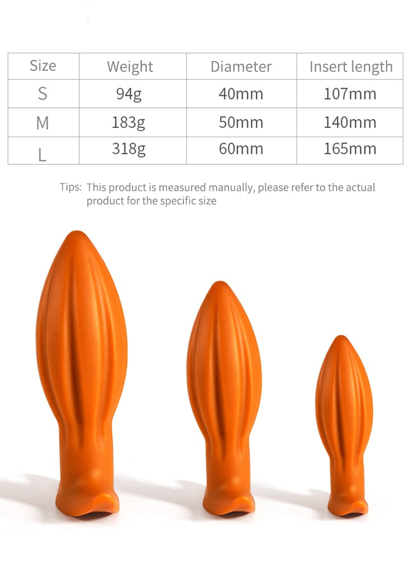 Soft Silicone Butt Plug Dildo for Women Lesbian Anal Plug Sex Toys for Men Big Dildo Butt Plugs Prostate Massage Anus Expansion - buysextoyth