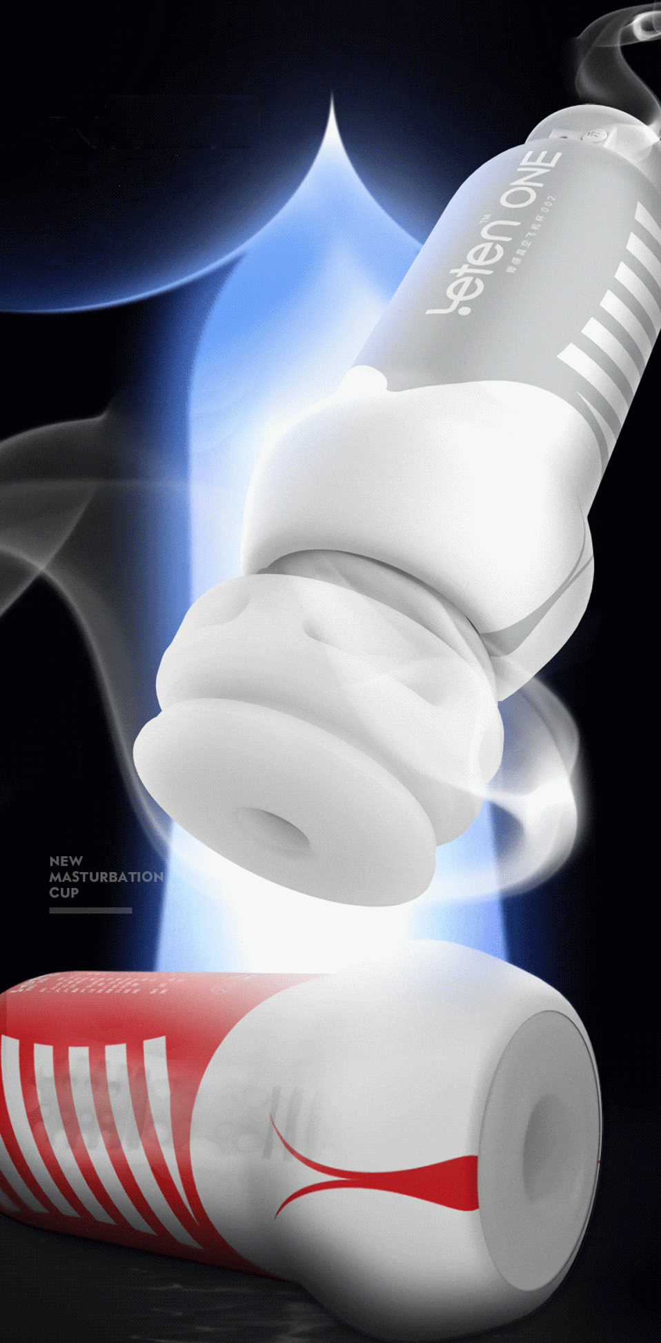 Leten Masturbator for Man Toys Men Three Stoma Air Sucking Products Fully Automatic Female Sex Moanning. Virtual Skin for Men - buysextoyth