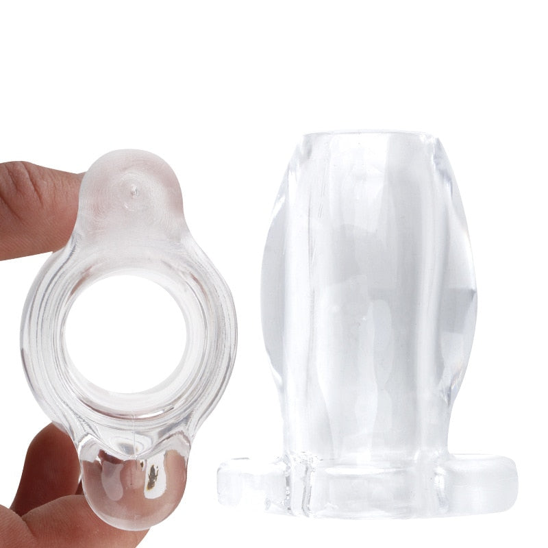 Hollow Anal Plug Anal Extender Dilator Butt Plug Peep Vagina and Aual Enema Sex Toys for Men Gay Sex Products - buysextoyth
