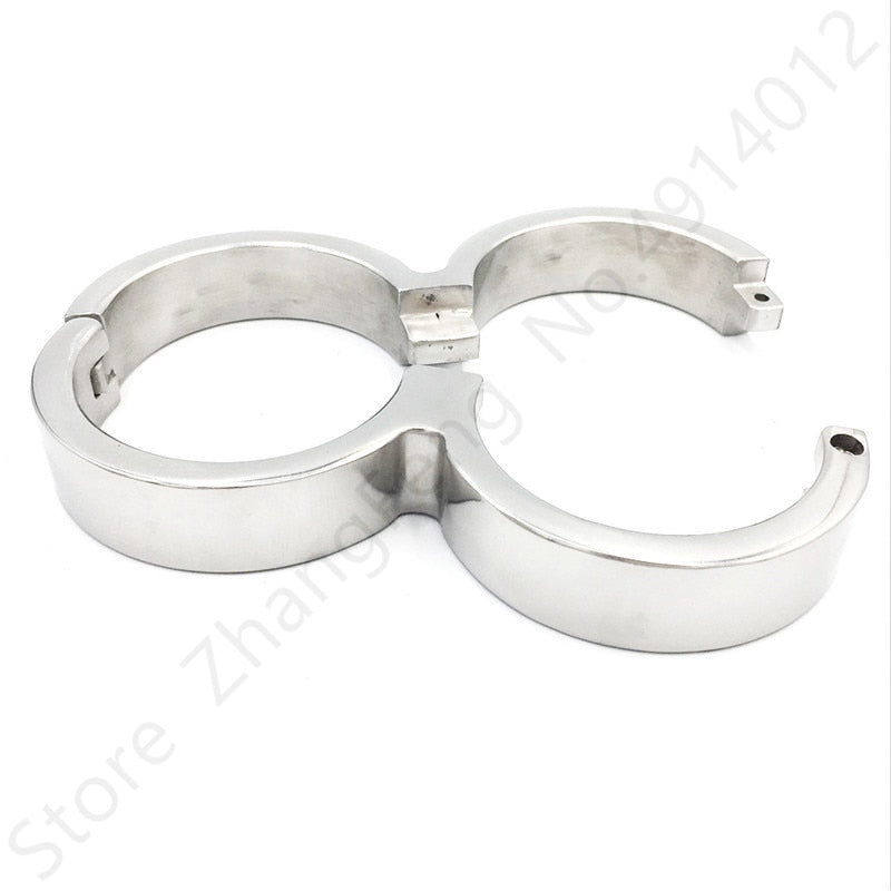 Heavy Stainless Steel Handcuffs Ankle Cuff Bondage BDSM Fetish Adult Sex Toys for Woman Screw Sex Toy Bundle Sex Shop China 18+ - buysextoyth