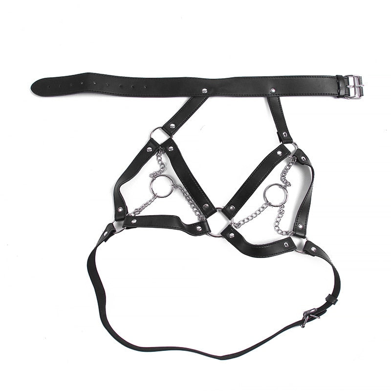 Fetish BDSM Bondage Sexy Lingerie Underwear Collar Body Harness Sex Toys Dresses for Women Couples Adults Belt Chain Slave 18+ - buysextoyth
