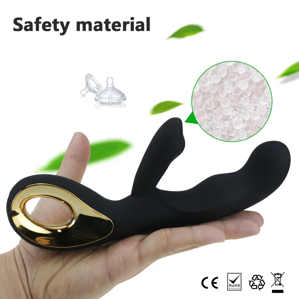 G Spot Rabbit Dildo Vibrator Orgasm Adult Toys USB Charging Powerful Masturbation Sex Toy for Women Waterproof Adult Sex Product - buysextoyth
