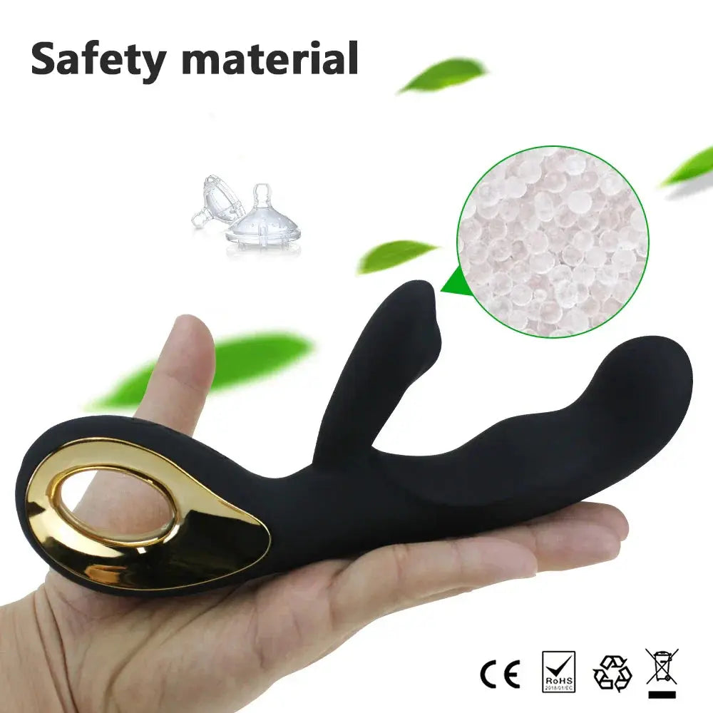 G Spot Rabbit Dildo Vibrator Orgasm Adult Toys USB Charging Powerful Masturbation Sex Toy for Women Waterproof Adult Sex Product - buysextoyth