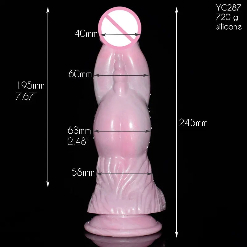SXXY Big Belly Monster Penis with Suction Cup for Women Female Masturbator Intimate Fantasy Dildo Adults Sex Toys Anal Butt Plug 33sextoys