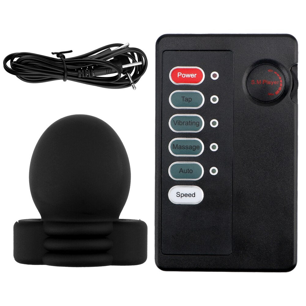 Penis Electro Stimulator Sex Toys for Men Male Masturbation Delay Training Electric Shock Therapy Penis Massage Glans Trainer - buysextoyth