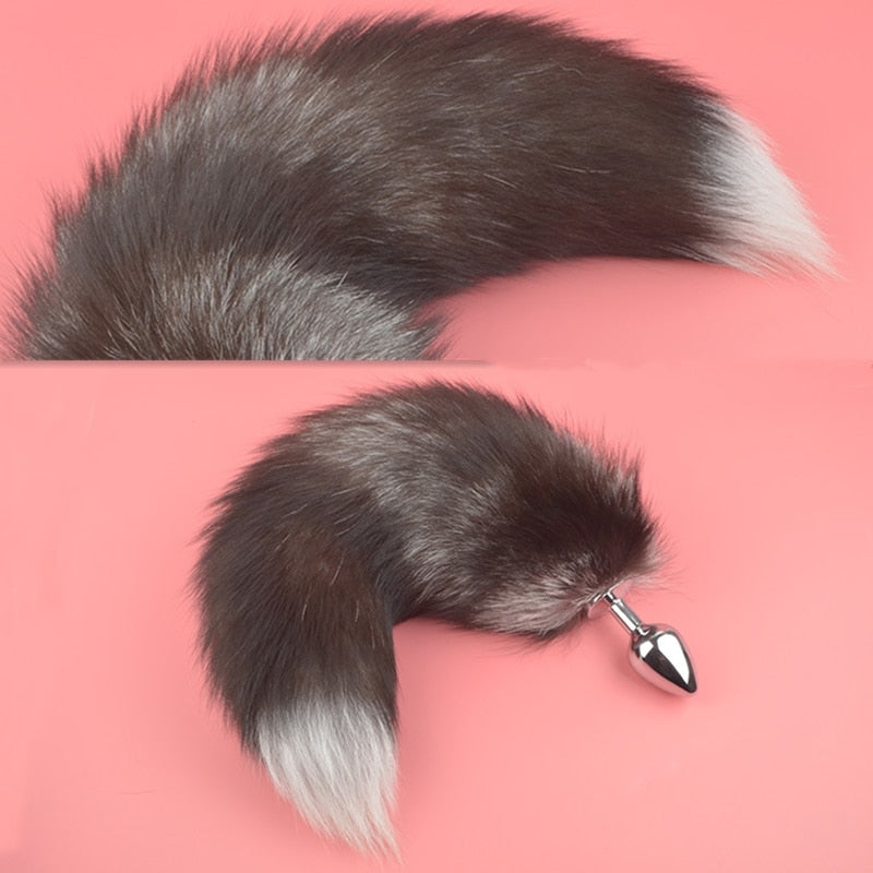 Anal Plug Anal Sex Toys Sex Toys Anal Bunny Sex Toys Stainless Steel Bunny Tail Hairy Anal Plug Tail Anal Toy - buysextoyth