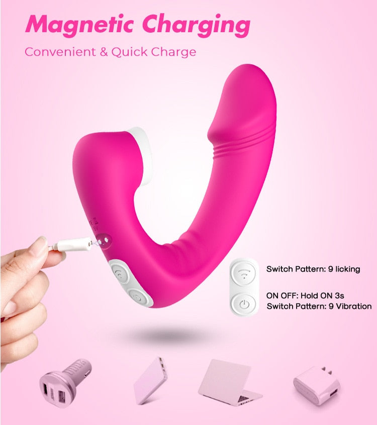 Female Masturbation Device Sucking G-spot Panties Vibrator Couple Sharing Remote Control Wearing Fun Clitoris Stimulator Sex Toy - buysextoyth