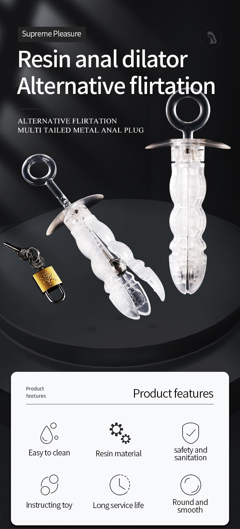 Bdsm Anal Dilator Hollow Anal Plug Glowing Dildo Big Butt Plug with Led Buttplug Men Prostate Massage Sex Toys Vagina Extender - buysextoyth
