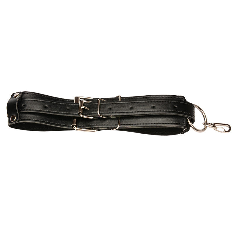 BSDM Bondage Rope Leather Harness Toys for Women Adult Game Outfit Bra and Leg Suspenders Straps Garter Belt Sex Accessories - buysextoyth