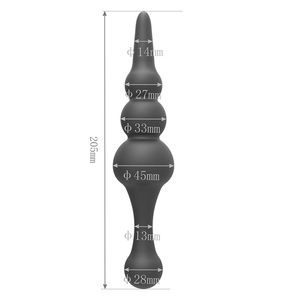 Super Long Anal Bead Butt Plug Female Masturbation Tool Anal Plug G-spot Vagina Stimulator Prostate Massager Sex Toys for Couple - buysextoyth