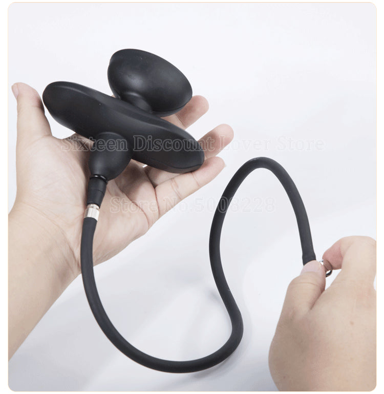 BDSM Super Huge Mouth Gag Strapless Inflatable Expansion Open Mouth Gag Restraint Bondage Adult Sex Toys for Woman Couples Slave - buysextoyth
