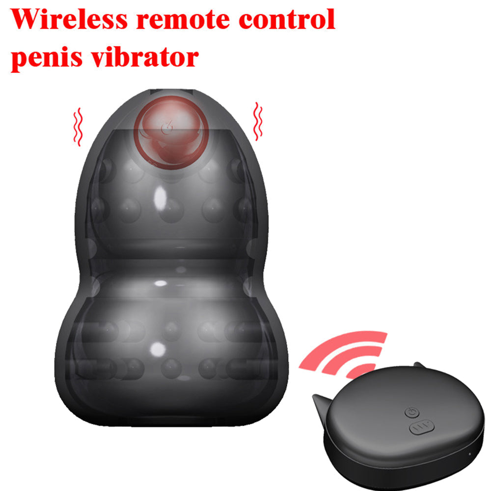 Remote Control Glans Vibrators Male Masturbation Adult Sex Toy for Men Glans Trainer Male Delay Lasting Trainer Vibrators - buysextoyth