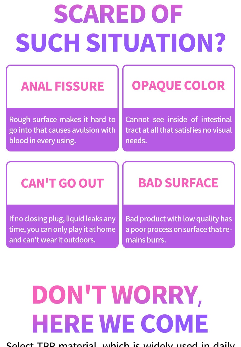 Hollow Anal Plug with Stopper Anal Expander/Tunnel/Toy Transparent Anus Dilation Adult SM Sex Toys for Women Men Couple Lesbian - buysextoyth
