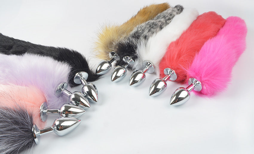 Adult Anal Sex Products Butt Plug Anal Anal Toys for Woman Stainless Steel Toys Shop Exotic Accessories Butt Plug Tail Fox - buysextoyth