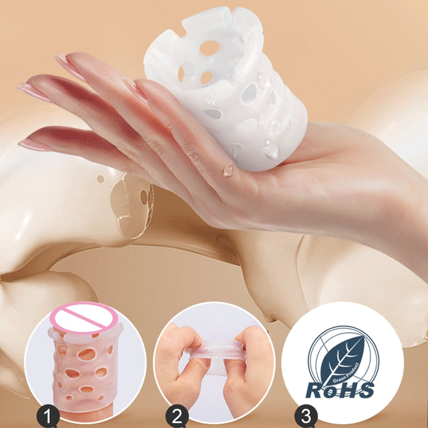 Leten Foreskin Resistance Complex Ring Sex Toys for Men Male Lock Ring Correction Device Day Night Combination Adult Sex Product - buysextoyth