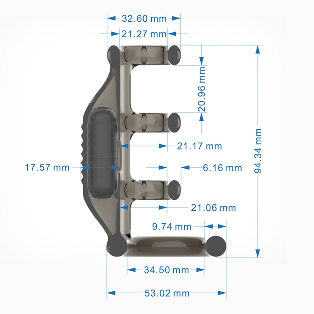Dick Vibrating Penis Rings for Male Delay Ejaculation Men Sex Toys Silicon Penis Sleeve Ring Cock Ring Men Chastity Cage Device - buysextoyth