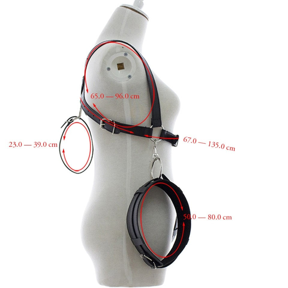 BDSM Bondage Restraint Fetish Slave Handcuffs &amp; Ankle Cuffs Adults Games Flirting Bondage Set Cosplay Sex Position Aid Products - buysextoyth