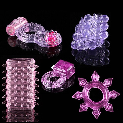 5 Pcs Different Penis Rings Cock Rings Ejaculation Delay Penis Enlargement Adult Product Sex Toys for Man Lock Rings Sex Shop - buysextoyth