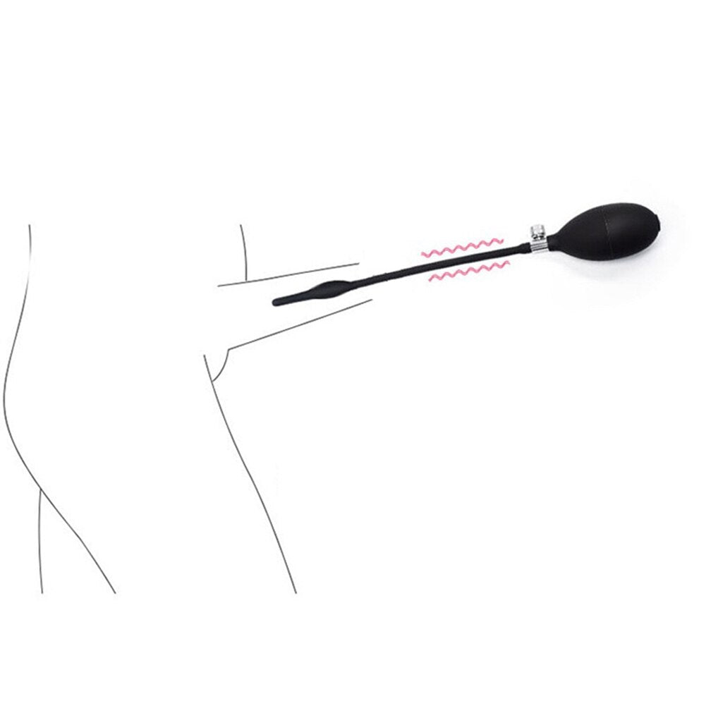 Silicone Urethral Stimulation Rod Dilator Penis Plug Catheter Male Sounding Tube Urethral Stretcher Adult Sex Toy for Men Erotic - buysextoyth