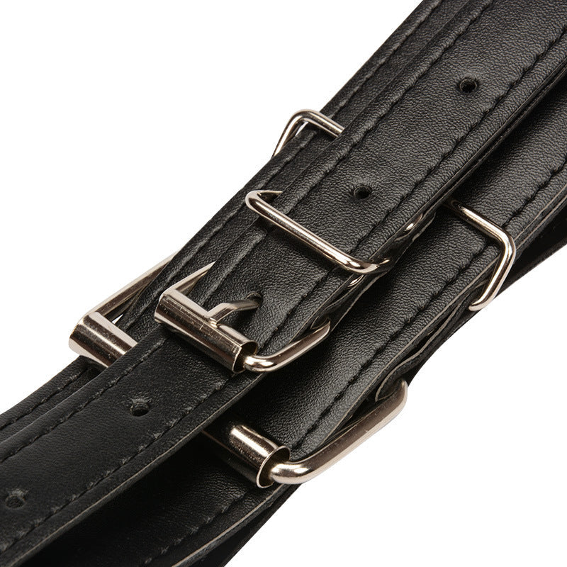 BSDM Bondage Rope Leather Harness Toys for Women Adult Game Outfit Bra and Leg Suspenders Straps Garter Belt Sex Accessories - buysextoyth