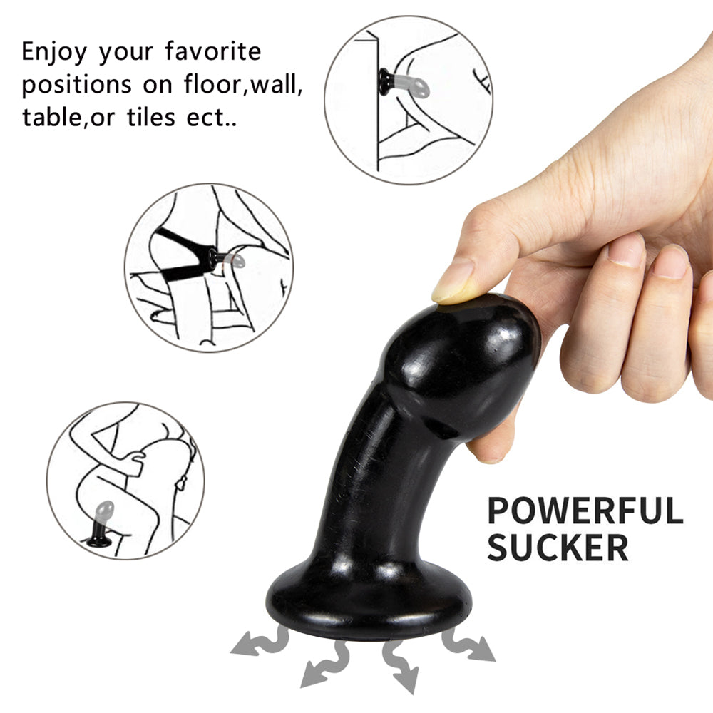 Butt Plug with Strong Sucker Soft Dildo Adult Products Butt Plug Prostate Stimulator Female Masturbation Tool Sex Toy for Couple - buysextoyth