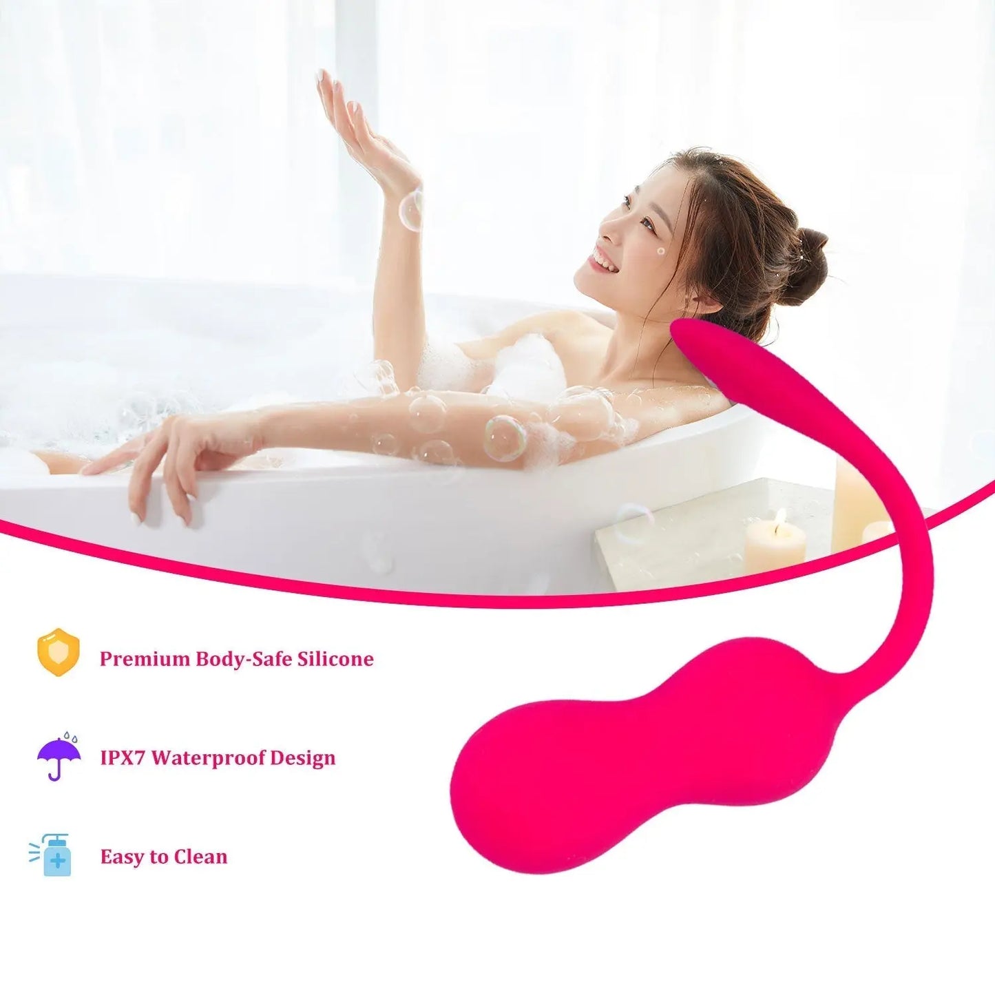 Sex Toys for Adult Women 2022 Silicone Smart Kegel Vaginal Ben Wa Ball Dildo Vibrators APP Remote Control Vibrating Egg 18 Shop - buysextoyth