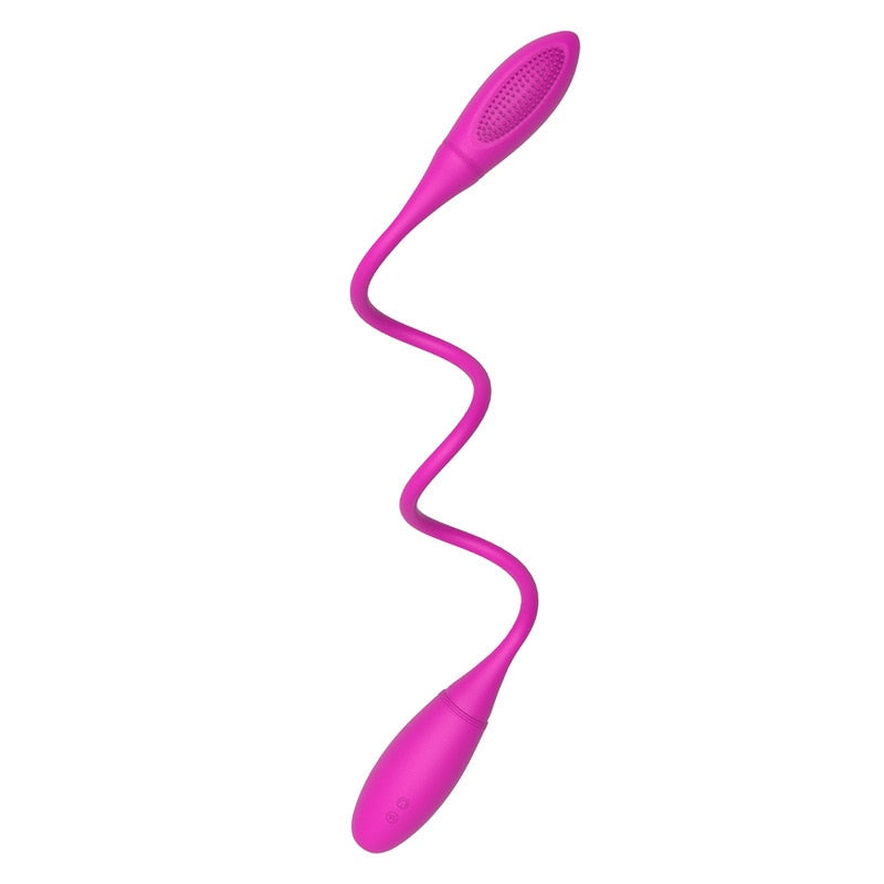 7 Speed Silicone Snaky Double Vibration USB Rechargeable G-spot Vibrator Bullet Adult Sex Products for Couple Toys - buysextoyth
