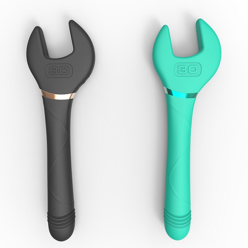 3สีประแจ Vibrators หัวนมผู้หญิง Clitoris กระตุ้นการสั่นสะเทือนความถี่10นวดหญิง Masturbator - buysextoyth