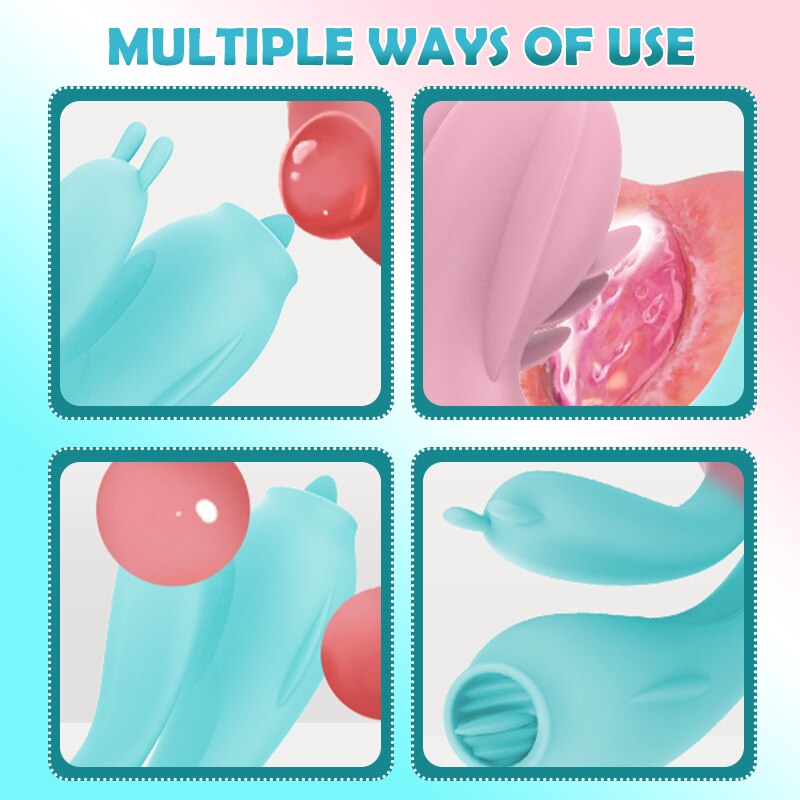 APP ควบคุมผู้หญิง Vibrators ลิ้นเลีย Clitoris Stimulator G Spot Massager Vibrating หญิง Masturbation - buysextoyth