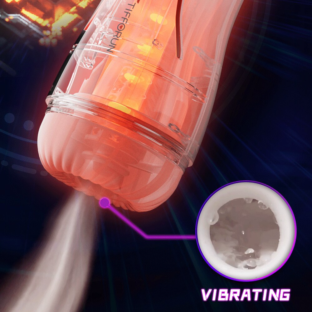 อัตโนมัติ Blowjob Vibrator ดูดจริงช่องคลอดหี Masturbator สำหรับผู้ชาย18ผู้ใหญ่เซ็กซ์ทอยสำหรับชาย - buysextoyth