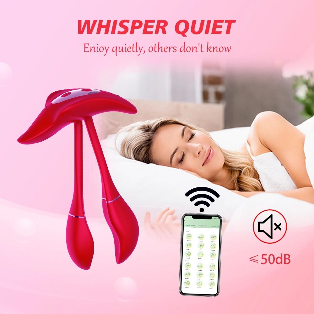 รีโมทแอป Control G Spot Vibrator สำหรับผู้หญิง Clitoris สั่นสะเทือนนวดผู้หญิง Masturbator - buysextoyth
