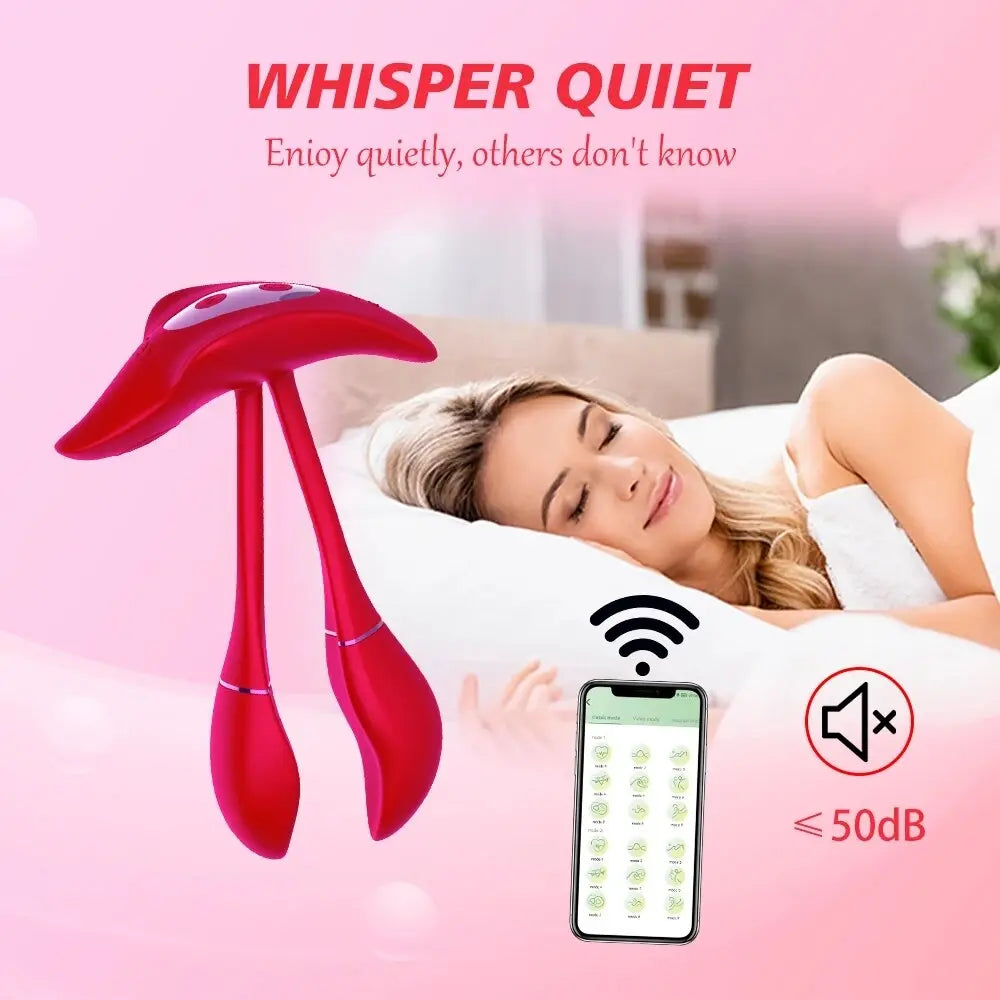 รีโมทแอป Control G Spot Vibrator สำหรับผู้หญิง Clitoris สั่นสะเทือนนวดผู้หญิง Masturbator - buysextoyth
