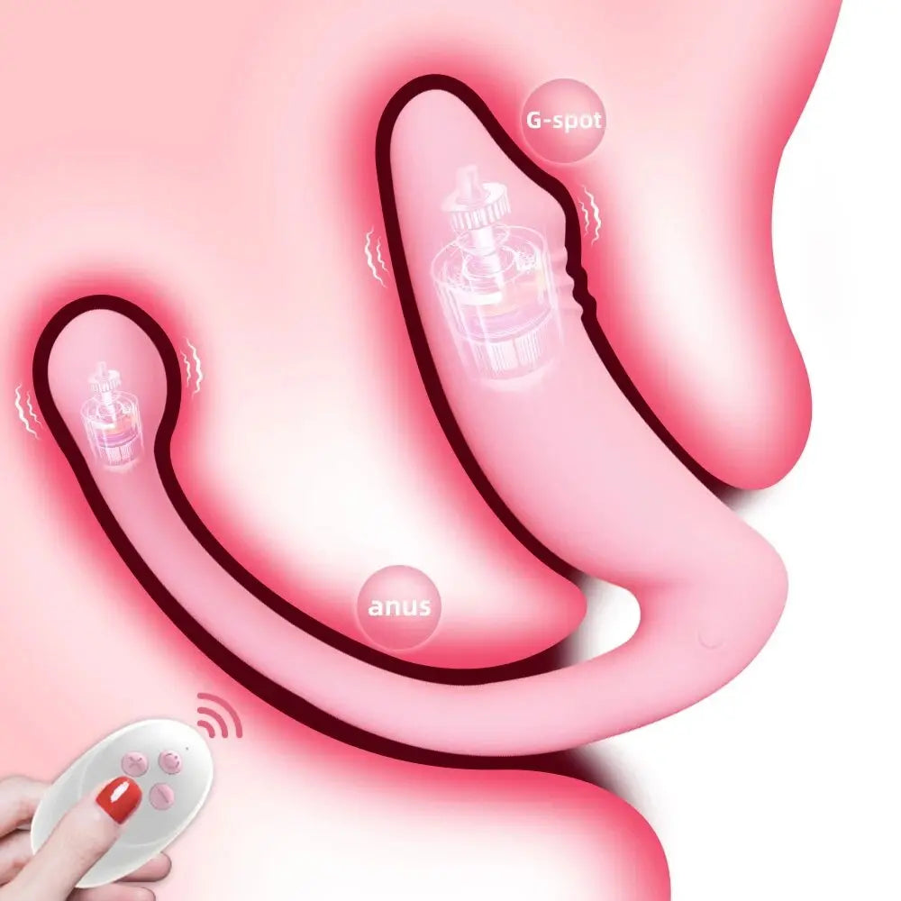 ไข่สั่นผู้หญิงรีโมทคอนโทรล Dildo G Spot Clitoris Stimulator หญิง2-มอเตอร์ Masturbation ทางทวารหนักปลั๊กเซ็กซ์ทอย - buysextoyth