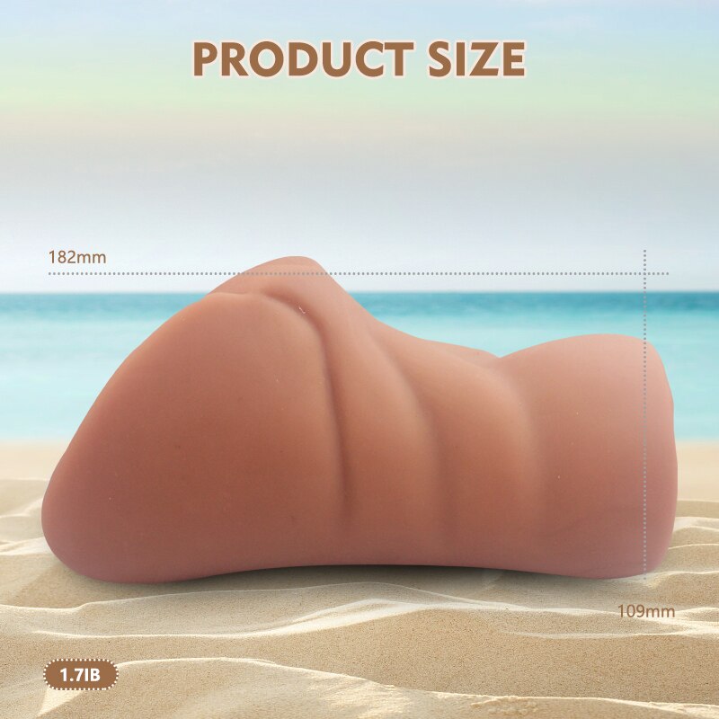 ที่สมจริง Masturbator เซ็กซ์ทอย3D พ็อกเก็ตหีที่สมจริงช่องคลอดเทียม Masturbator สำหรับผู้ชาย18ผู้ใหญ่ของเล่น - buysextoyth