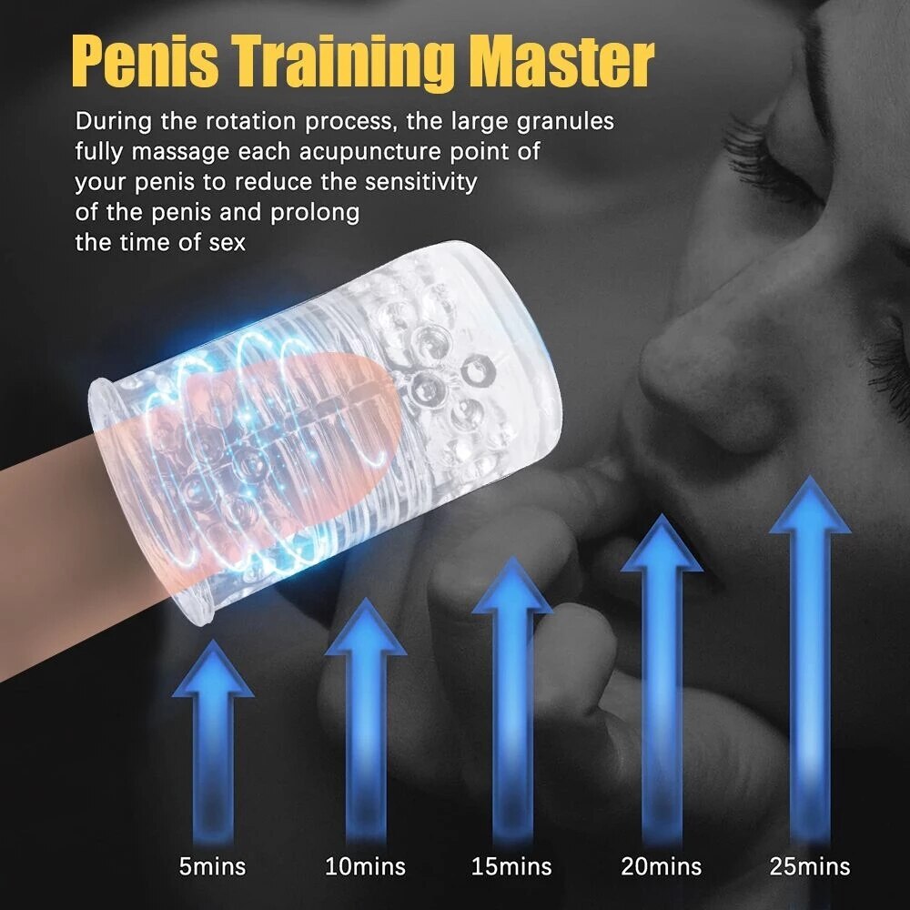 อัตโนมัติ Thrusting Telescopic Masturbators สำหรับผู้ชาย Penis กระตุ้นอมควย Soft ช่องคลอดถ้วยหีเซ็กซ์ทอยสำหรับชาย - buysextoyth