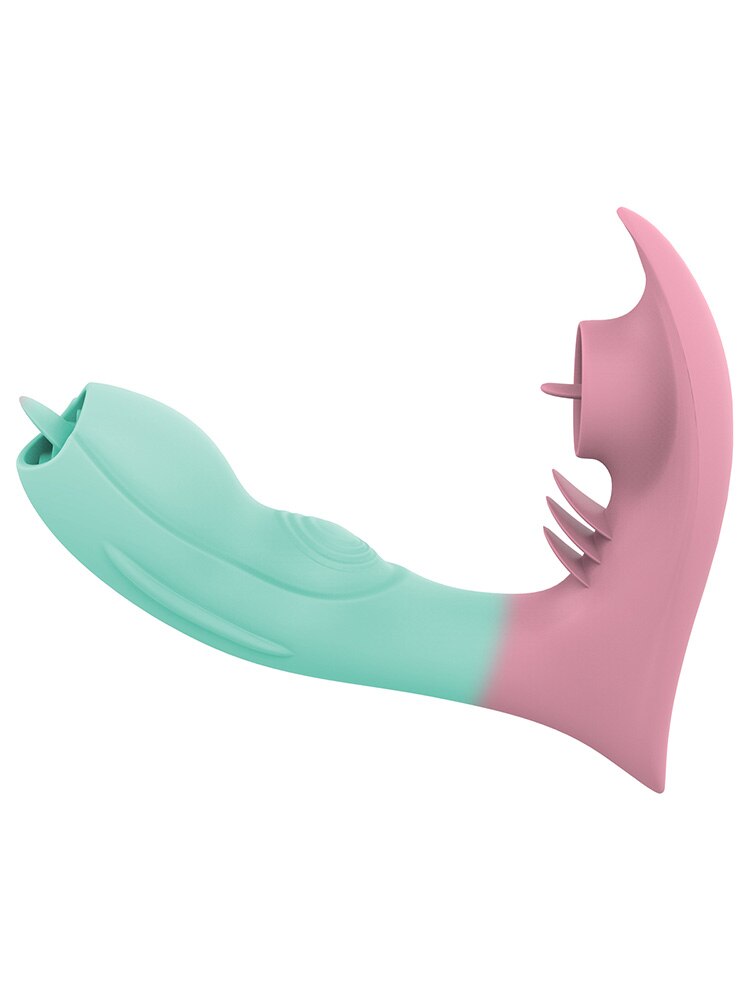Wearable APP ลิ้นเลีย Vibrator สำหรับผู้หญิง G Spot ช่องคลอด Anal Nipple Clitoris Stimulator เซ็กซ์ทอยสำหรับผู้ใหญ่18 - buysextoyth